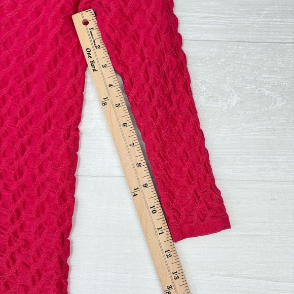 Bebe Pink Long Sleeve Mini Form Fitting Dress.  Size Small - Picture 6 of 10